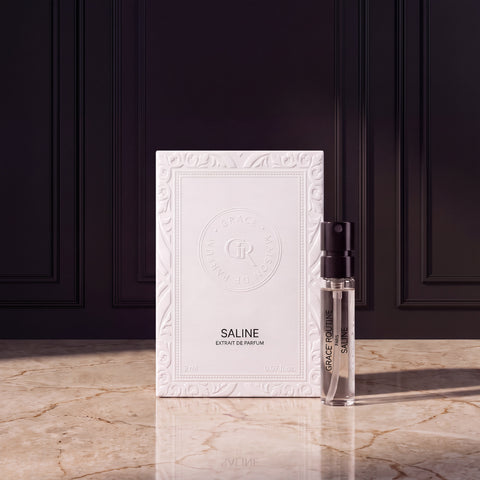 SALINE 2 ml Extrait de Parfum sample, Grace’ Routine
