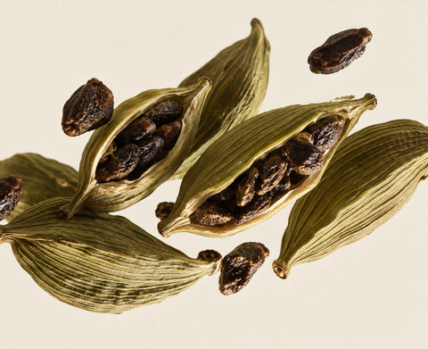 Cardamom pods, ingredient of VELIN, Grace’ Routine